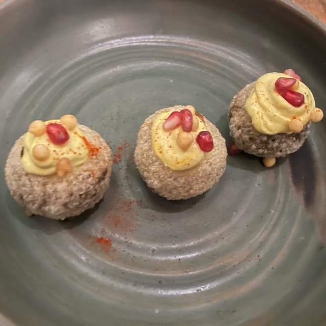 「beetroot sweet potato tortelloni」の料理の写真