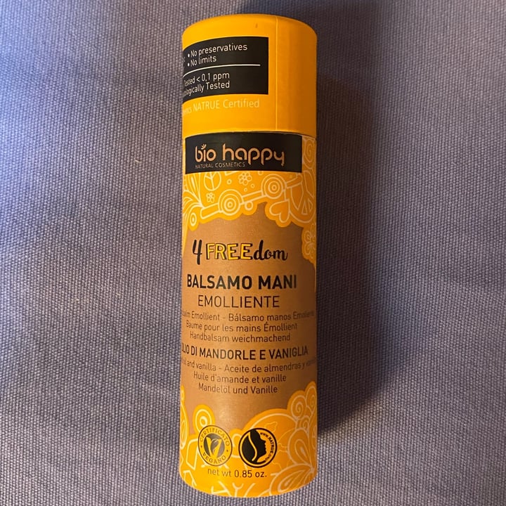 review photo of Bio Happy 4 freedom Balsamo Mani Emolliente shared by @alecannos on 31 Mar 2022 - review