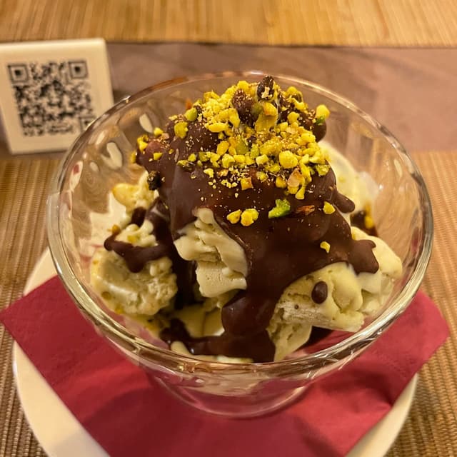 「Gelato artigianale al pistacchio」の料理の写真