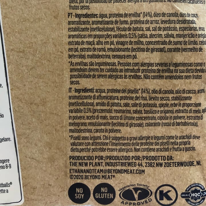 review photo of Beyond Meat Beyond Meatballs shared by @fatimars on 10 Aug 2022 - review