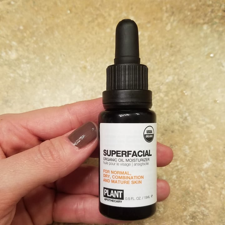 review photo of Plant Apothecary Superfacial Organic Oil Moisturizer shared by @plantdance on 12 Jan 2021 - review