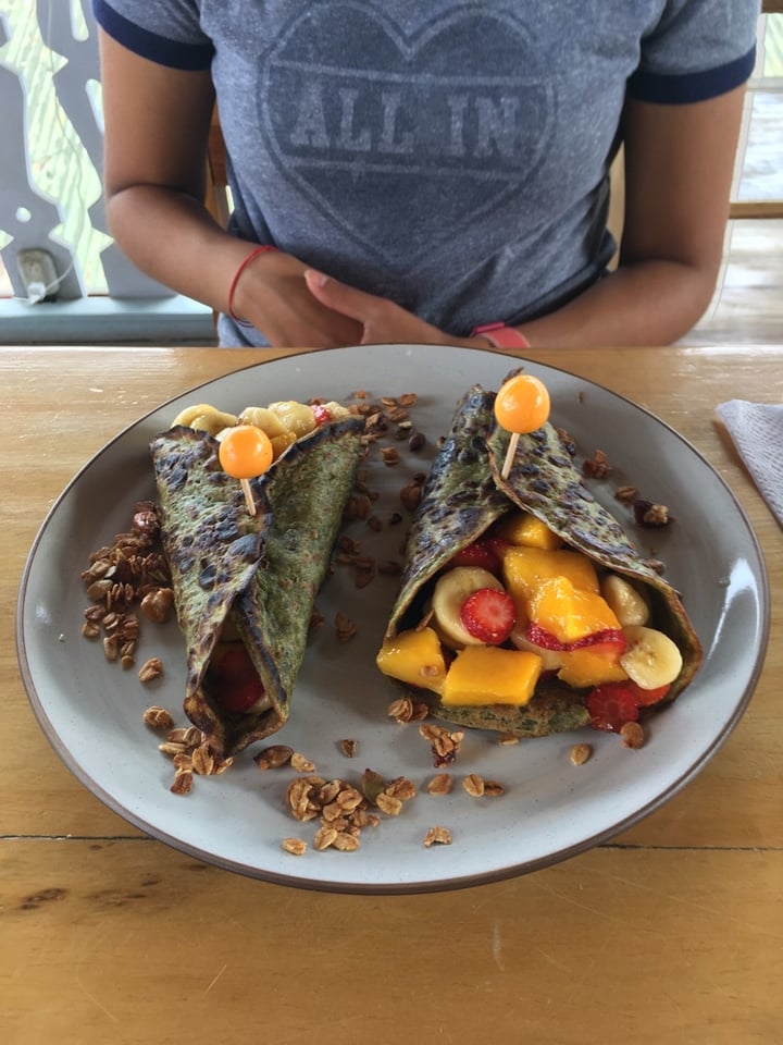 photo of Puerto&Co - Coworking Space and Vegan Cafe Crepes shared by @veganosaventureros on  16 Jan 2020 - review