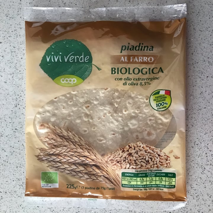 photo of Vivi Verde Coop Piadina Al Farro shared by @clementina on  17 Mar 2022 - review