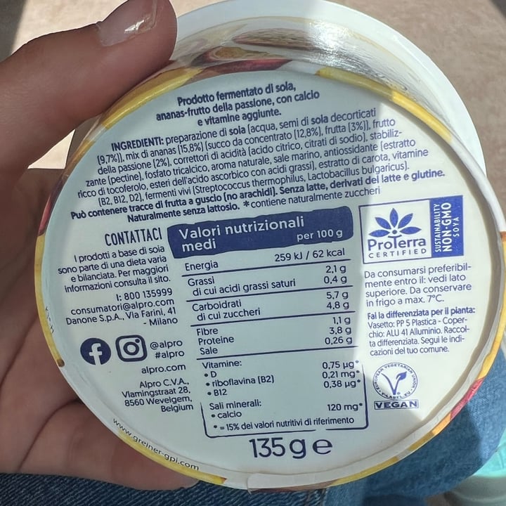 photo of Alpro Alpro pineapple passion fruit shared by @mary8m on  07 Jul 2022 - review
