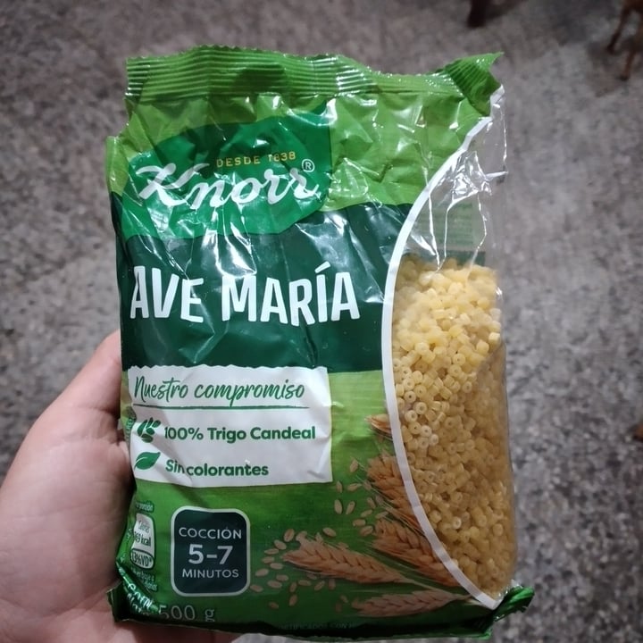 photo of Knorr Fideos Ave María shared by @abrilfratte on  27 Jul 2021 - review
