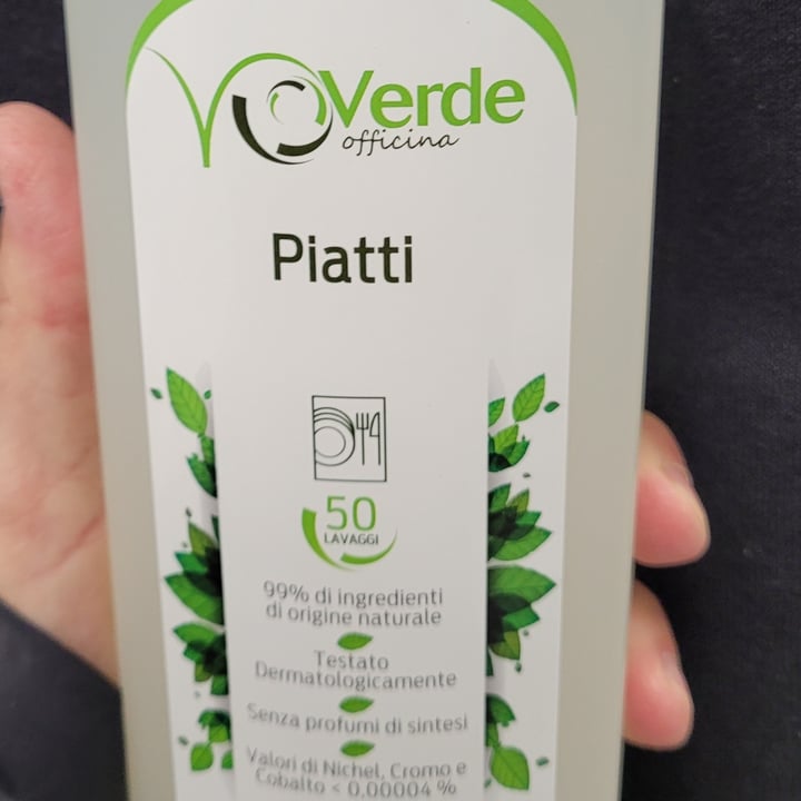 photo of Verde officina Detersivo Piatti shared by @zizzivegan on  06 Dec 2021 - review
