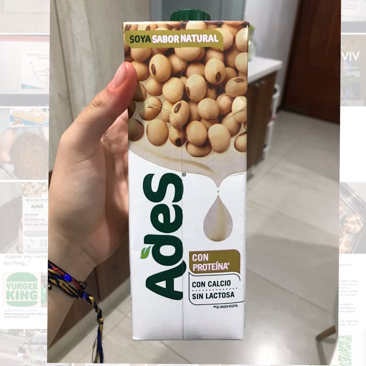 photo of Ades Alimento líquido de soya sabor natural shared by @crostina on  01 Nov 2021 - review