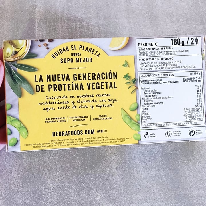 review photo of Heura Tiras de Heura Originales shared by @wenzambrano on 02 Jul 2022 - review