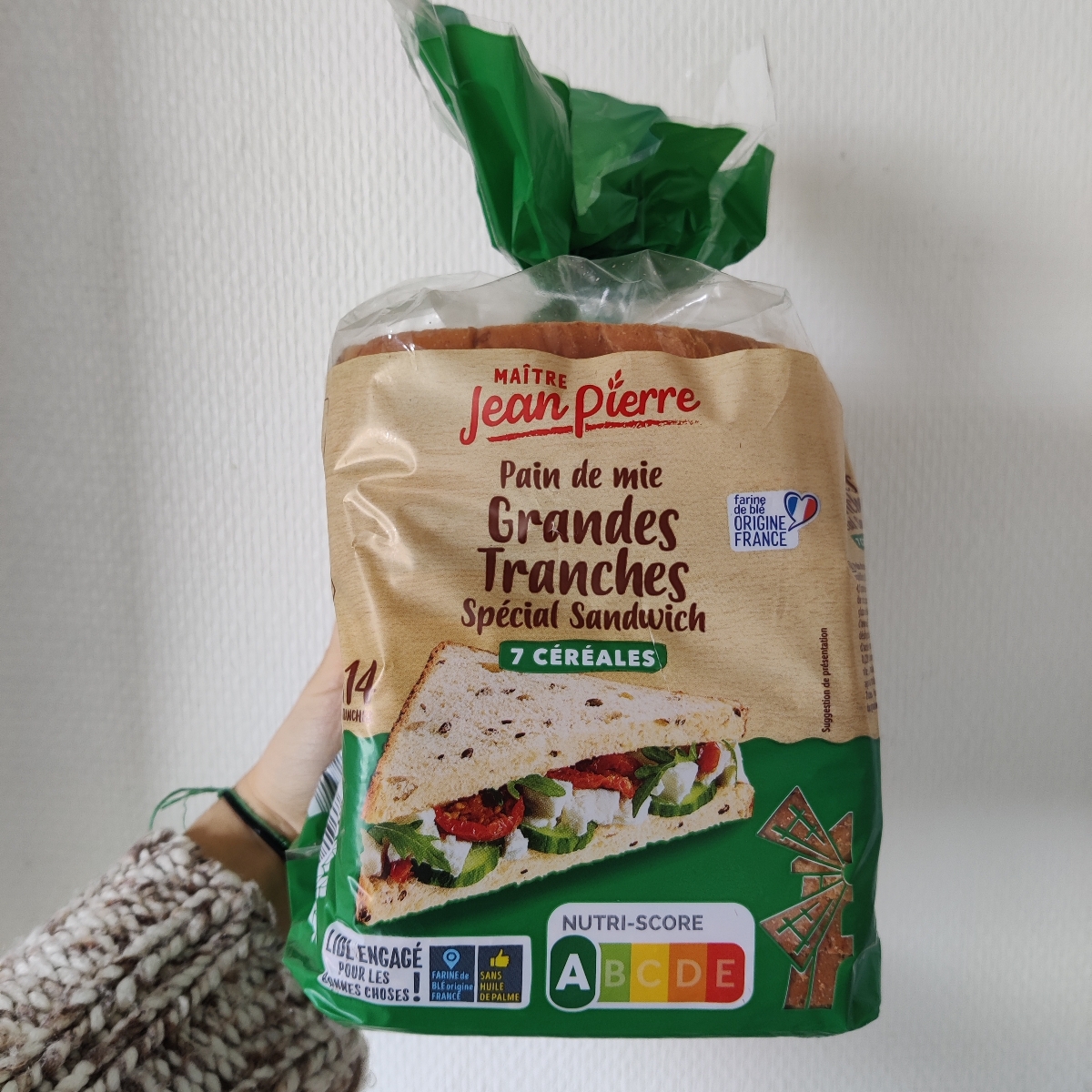 Tours de main, Pains spéciaux Pain de mie Grandes Tranches 7 Céréales from Maître Jean