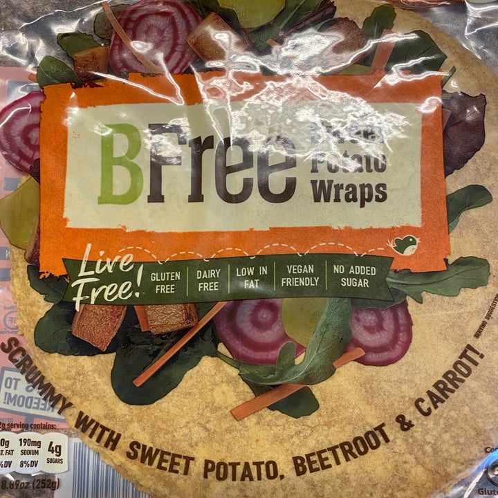 photo of BFree Sweet Potato Wraps shared by @merelymarlo on  13 Feb 2021 - review