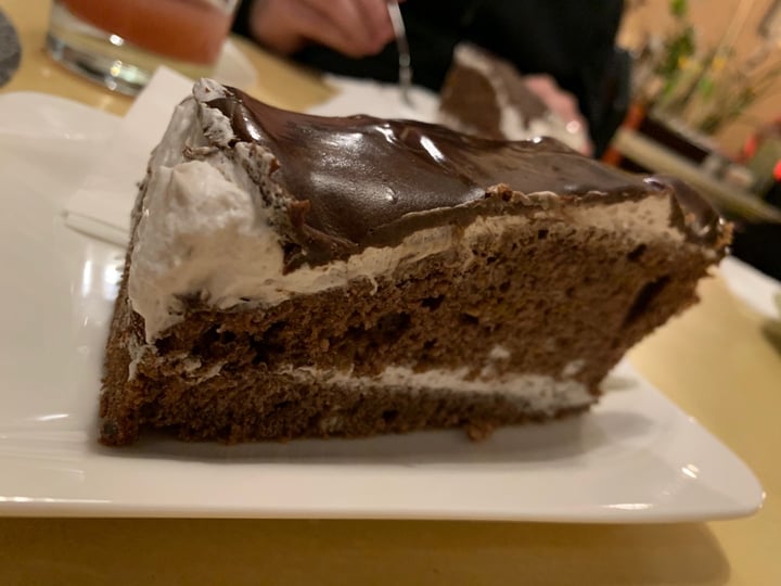 review photo of Restaurant Landia Chocolate Cake With Bananacream shared by @nonni on 27 Feb 2020 - review