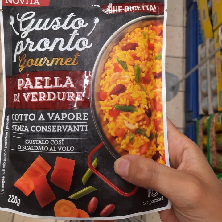 photo of Gusto pronto paella di verdure shared by @vegantizi on  19 Jun 2022 - review