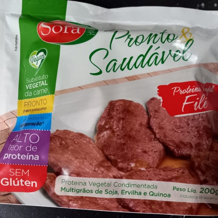review photo of Sora Filé de proteina vegetal shared by @ricardochahine on 13 Jul 2021 - review