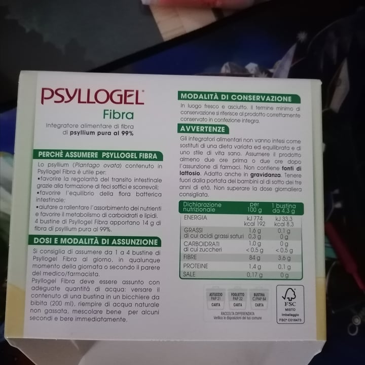 review photo of nathura Psyllogel Fibra Vaniglia shared by @shelbyblu on 27 Jun 2022 - review