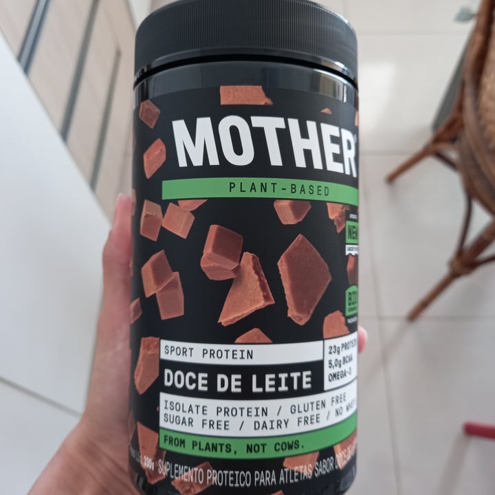 photo of Mother Nutrients Proteína Isolada Vegana Doce de Leite shared by @danimarques on  24 Jan 2022 - review