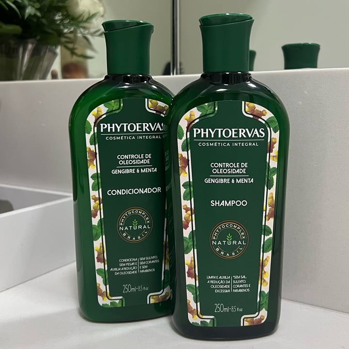 photo of Phytoervas Shampoo e Condicionador - Gengibre & Menta shared by @marianalyra on  19 Sep 2022 - review