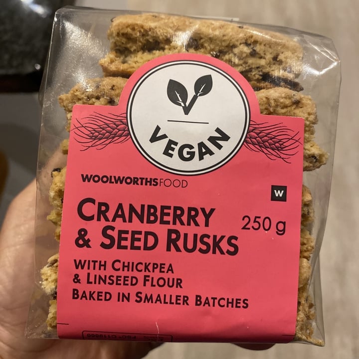 review photo of Woolworths Food Cranberry & Seed Rusks shared by @debbie6312 on 24 Sep 2021 - review