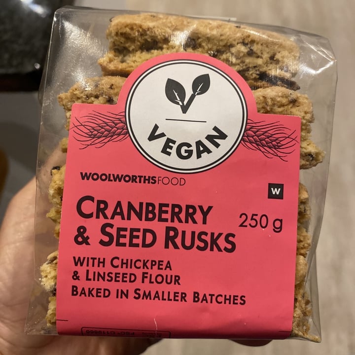 photo of Woolworths Food Cranberry & Seed Rusks shared by @debbie6312 on  24 Sep 2021 - review