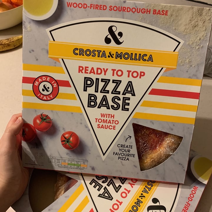 photo of Crosta & Mollica Pizza Base shared by @tegan-the-vegan on  25 Nov 2020 - review