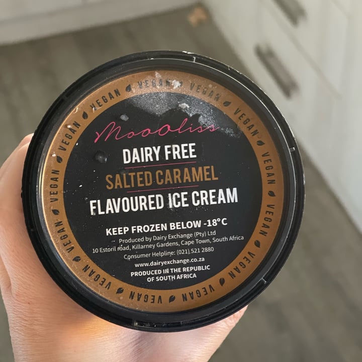 photo of Moooliss Salted Caramel Dairy Free Ice Cream shared by @lenicpretorius on  21 Oct 2022 - review