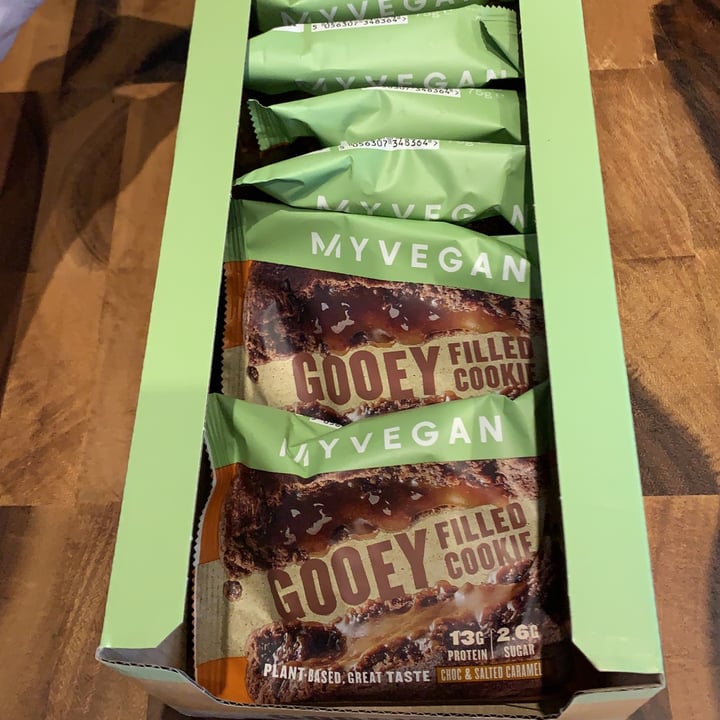 photo of MYVEGAN Gooey Filled Chocolate choc and salted caramel shared by @toastykakes on  03 Jun 2021 - review