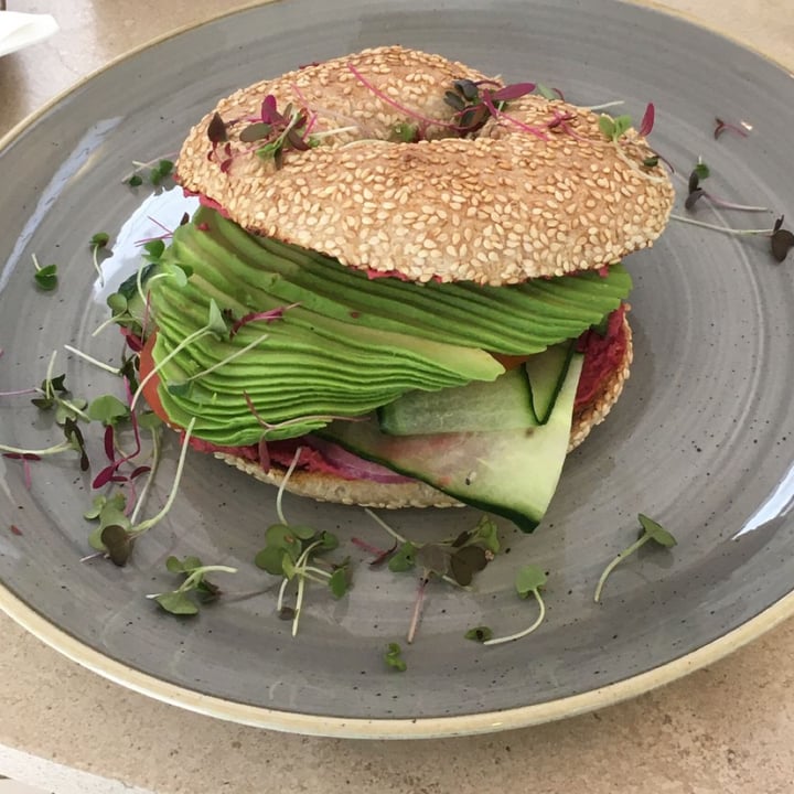 review photo of Harvest Cafe Avo Bagel shared by @camirabier on 13 Feb 2022 - review