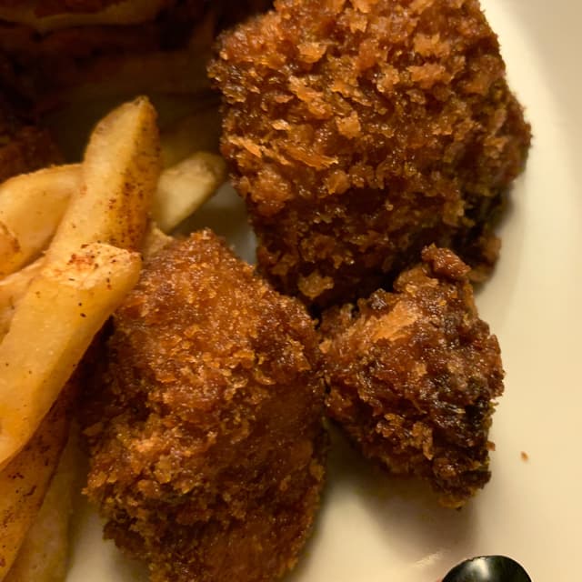 Foto do prato “Buffalo Bunless”