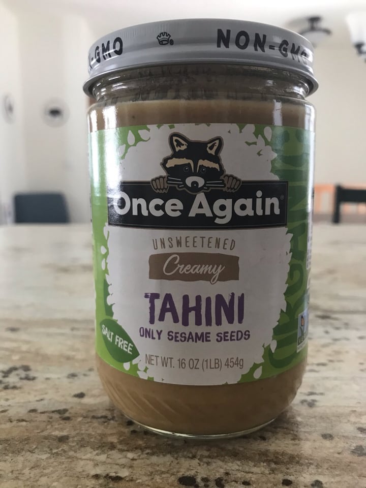 photo of Once Again Unsweetened Creamy Tahini shared by @dianna on  26 Jun 2019 - review