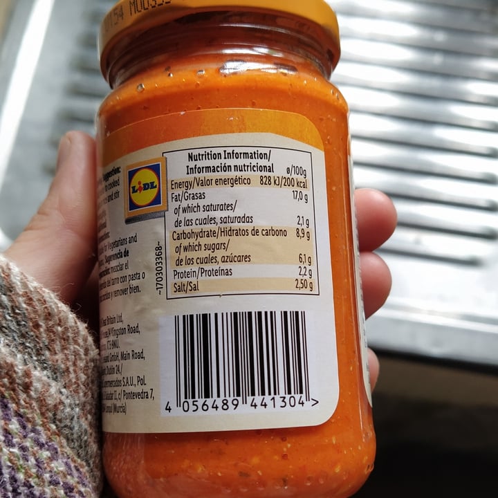 review photo of Vemondo Vegan pesto Alla Calabrese shared by @magara on 30 Jul 2021 - review