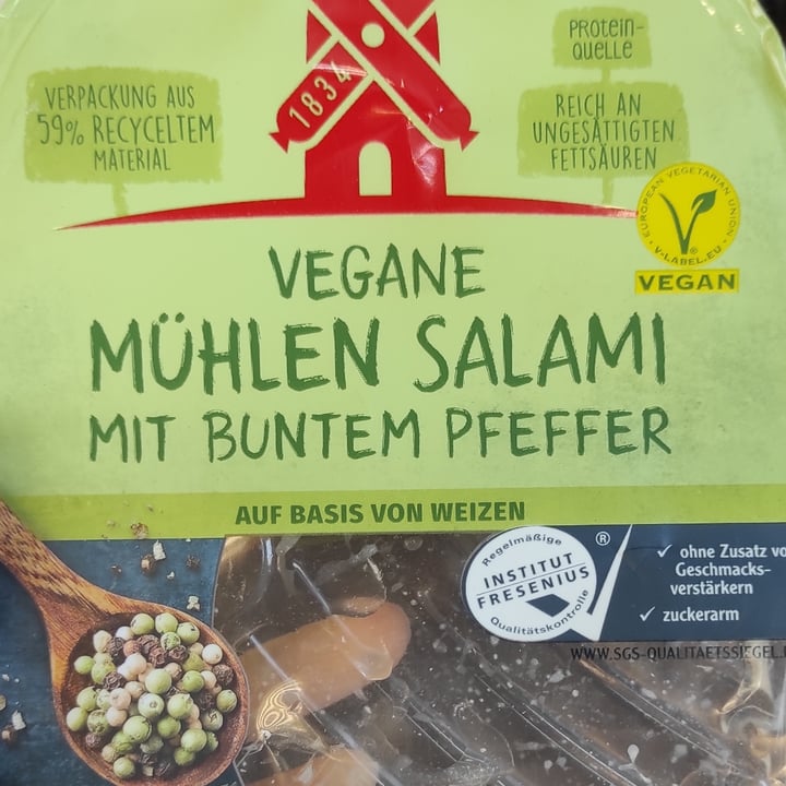 photo of Vegane Muhlen Salami Mit Buntem Pfeffer shared by @lelepolly on  11 Mar 2022 - review