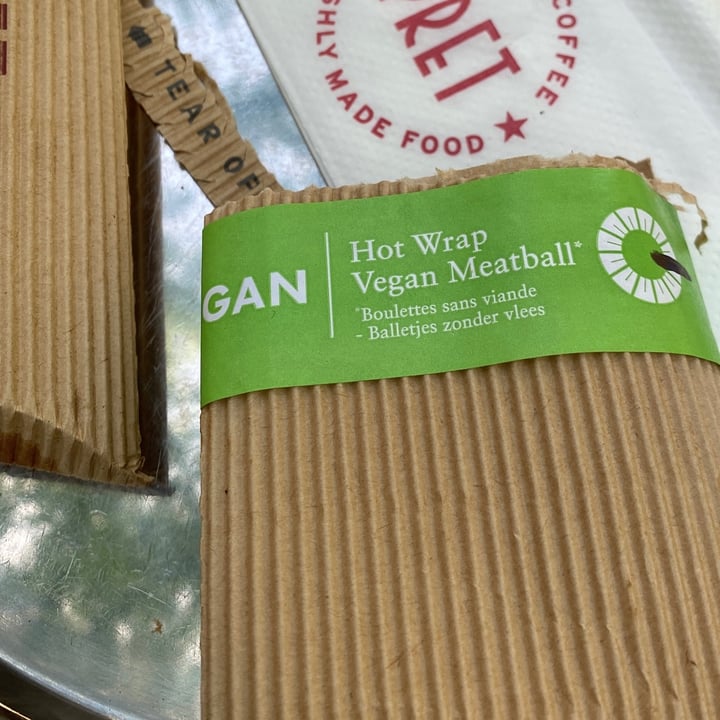 photo of Pret A Manger Meatless meatball hot wrap shared by @giulia24 on  08 Aug 2022 - review