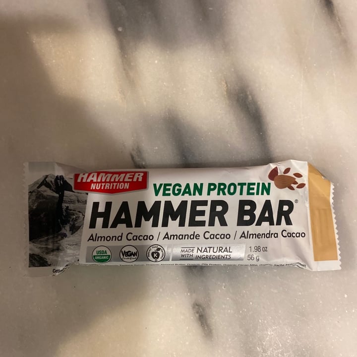 photo of Hammer nutrition Vegan Protein Vegan protein hammer bar shared by @raiven12896 on  30 Nov 2020 - review