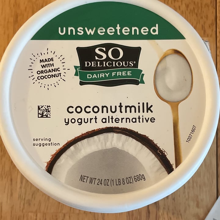 photo of So Delicious Dairy Free Coconutmilk Yogurt Alternative - Unsweetened shared by @mol on  18 Aug 2022 - review