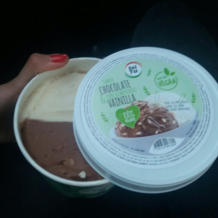 photo of Sei Tu Sei Tu Vegan Vainilla y Chocolate con Almendras shared by @antorm on  22 Oct 2020 - review