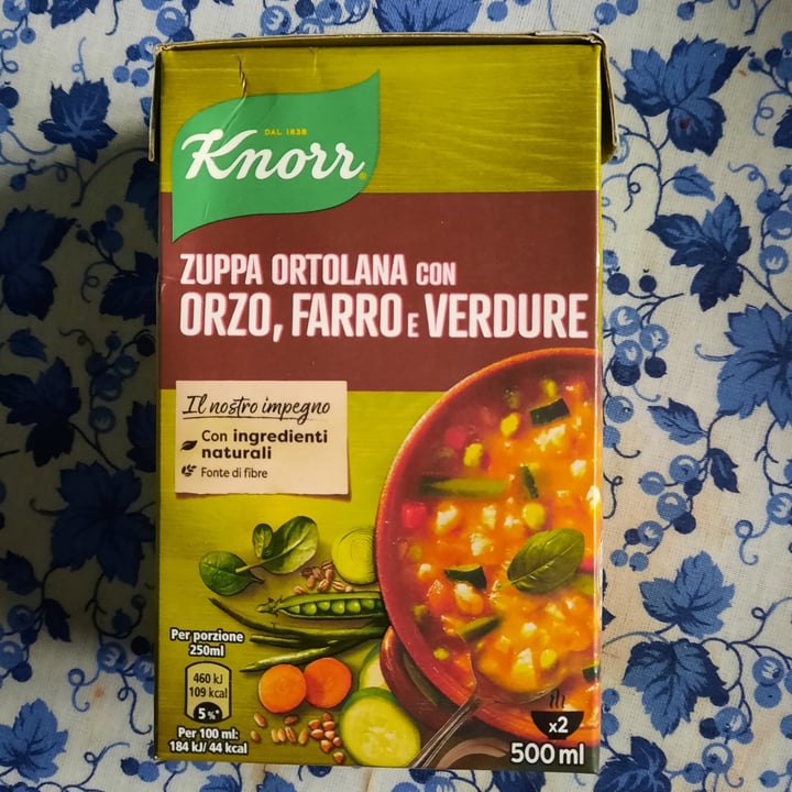 photo of Knorr Zuppa ortolana shared by @genny20 on  12 Mar 2022 - review