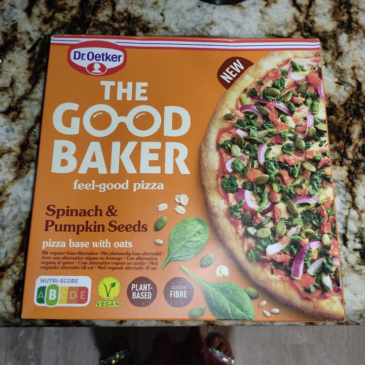 review photo of Dr. Oetker The Good Baker Feel-Good Pizza (Spinach & Pumpkin Seeds) shared by @gorgona on 30 Jun 2022 - review