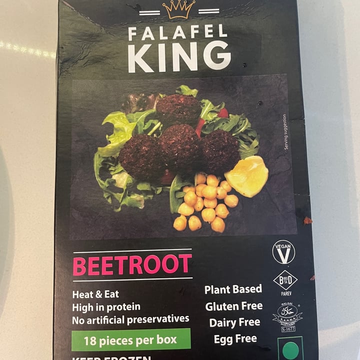 photo of Falafel King Beetroot Falafel shared by @sarahjeansa on  04 Sep 2021 - review