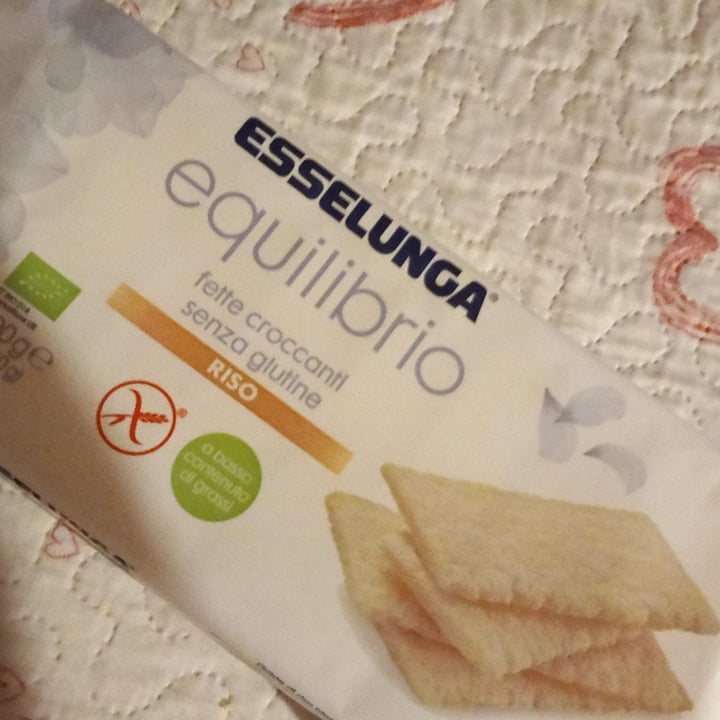 photo of Esselunga equilibrio Fette croccanti di riso shared by @fabimico on  08 Sep 2022 - review
