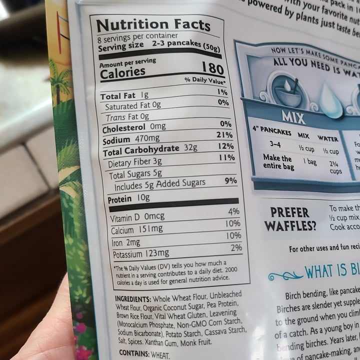 photo of Birch Benders Plant Protein Pancake Mix shared by @summerwindotis on  08 Aug 2021 - review