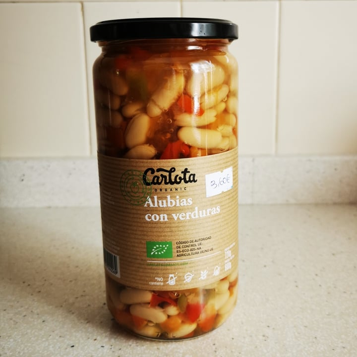 photo of Carlota Organic Alubias Con Verduras shared by @elguillotinadorloco on  12 Aug 2022 - review