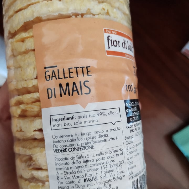 photo of Fior di Loto Gallette di mais shared by @serena81 on  14 Apr 2022 - review