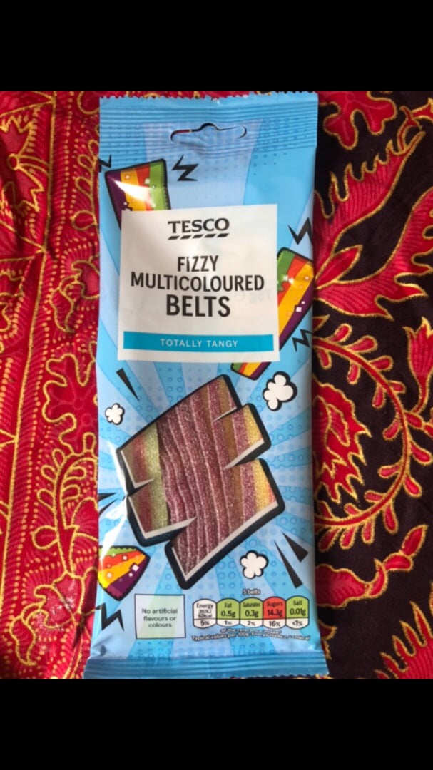 photo of Tesco Fizzy multicoloured belts shared by @jemmaclarke on  24 Aug 2019 - review