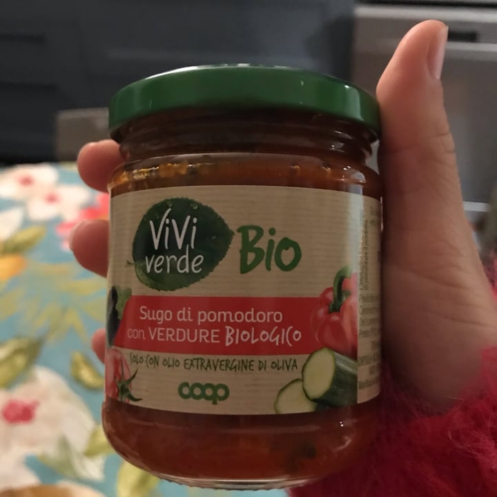 photo of Vivi Verde Coop Sugo di pomodoro con verdure biologico shared by @isabelg on  04 Dec 2021 - review
