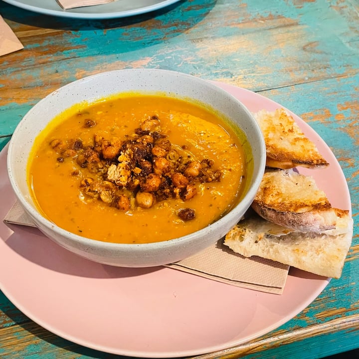 photo of Poke the bear cafe Vegan Soup shared by @hugemittons on  02 Sep 2022 - review