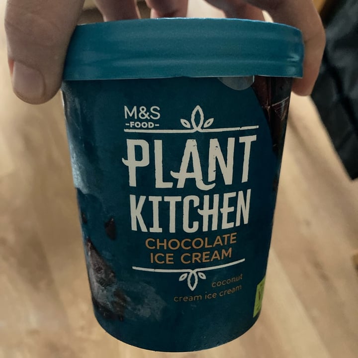 photo of Plant Kitchen (M&S) Chocolate ice cream shared by @animalsrule on  10 Mar 2022 - review