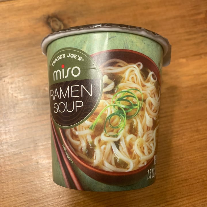 photo of Trader Joe's Miso Ramen Soup shared by @roserose on  05 Dec 2021 - review