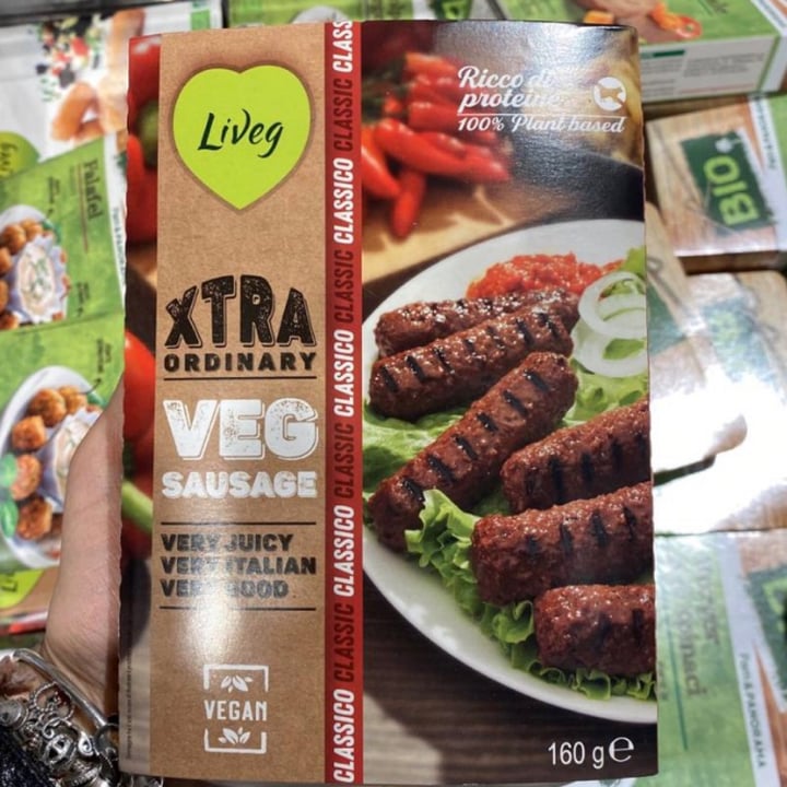 photo of Liveg Veg sausage shared by @saporivegetali on  20 Apr 2021 - review