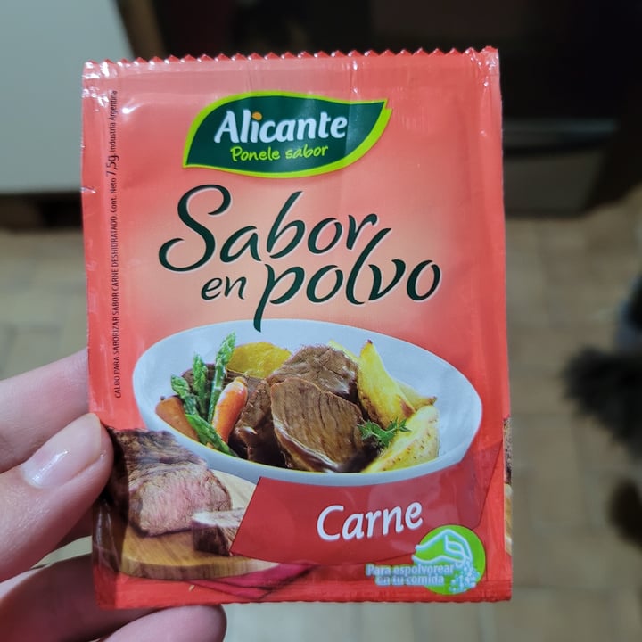 review photo of Alicante Sabor en Polvo Carne shared by @matuvlllb on 17 Sep 2022 - review
