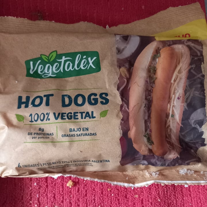 photo of Vegetalex Hot dogs 100% Vegetal shared by @solemr on  31 Dec 2021 - review