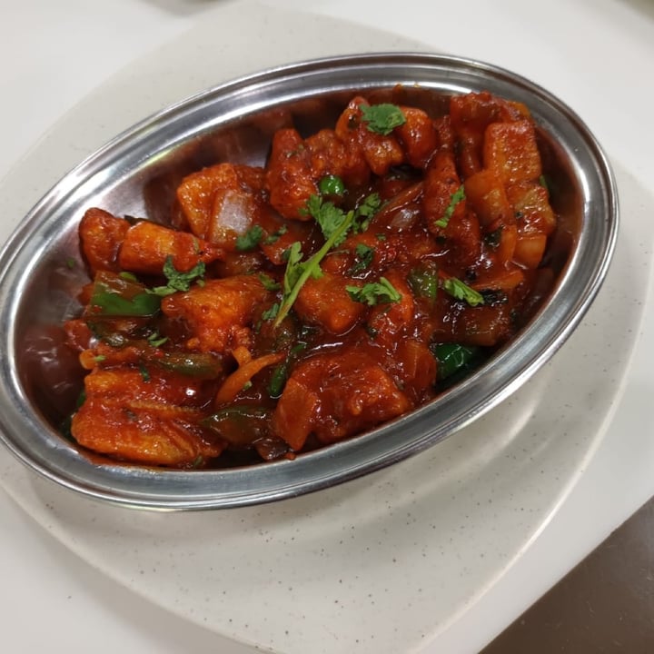 review photo of Ananda Kitchen chilli babycorn dry manchurian shared by @flexivegan on 09 Sep 2022 - review
